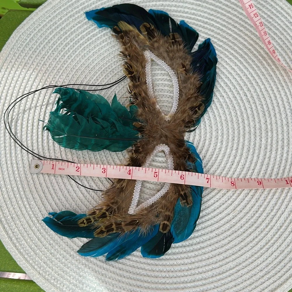 Feathered Masquerade Mask